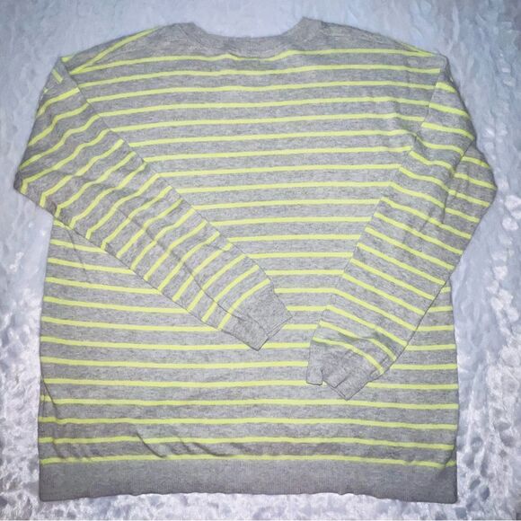J.Crew Striped dropped-shoulder crewneck sweater - Picture 2 of 6